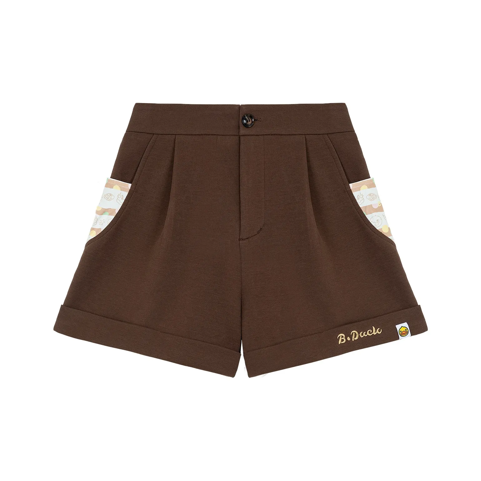 B.Duck Кофе Женские Повседневные Шорты