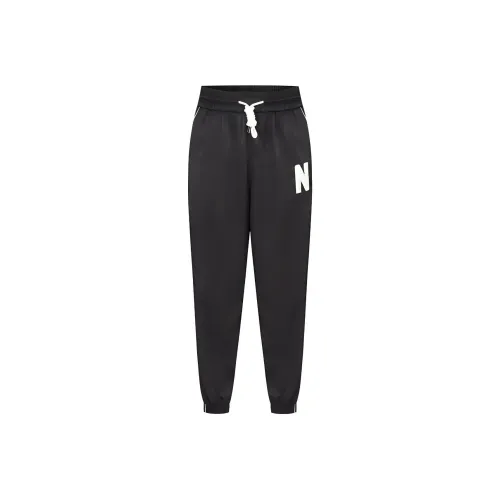 NAWAIN Черные Женские Вязаные Спортивные Брюки