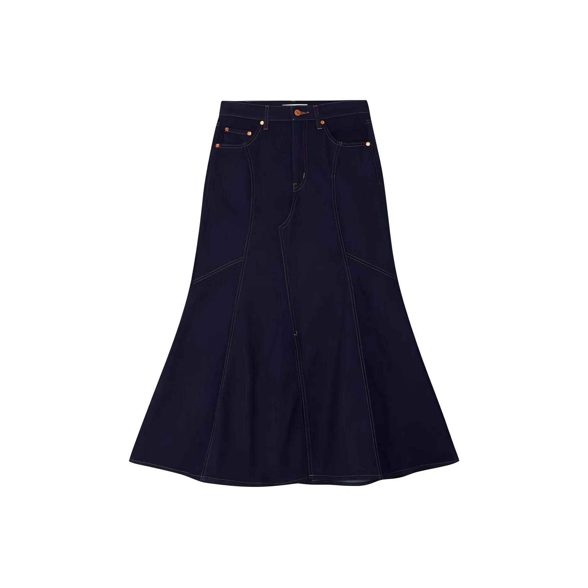 Levi's Деним Длинная Юбка Женская Темно-синяя