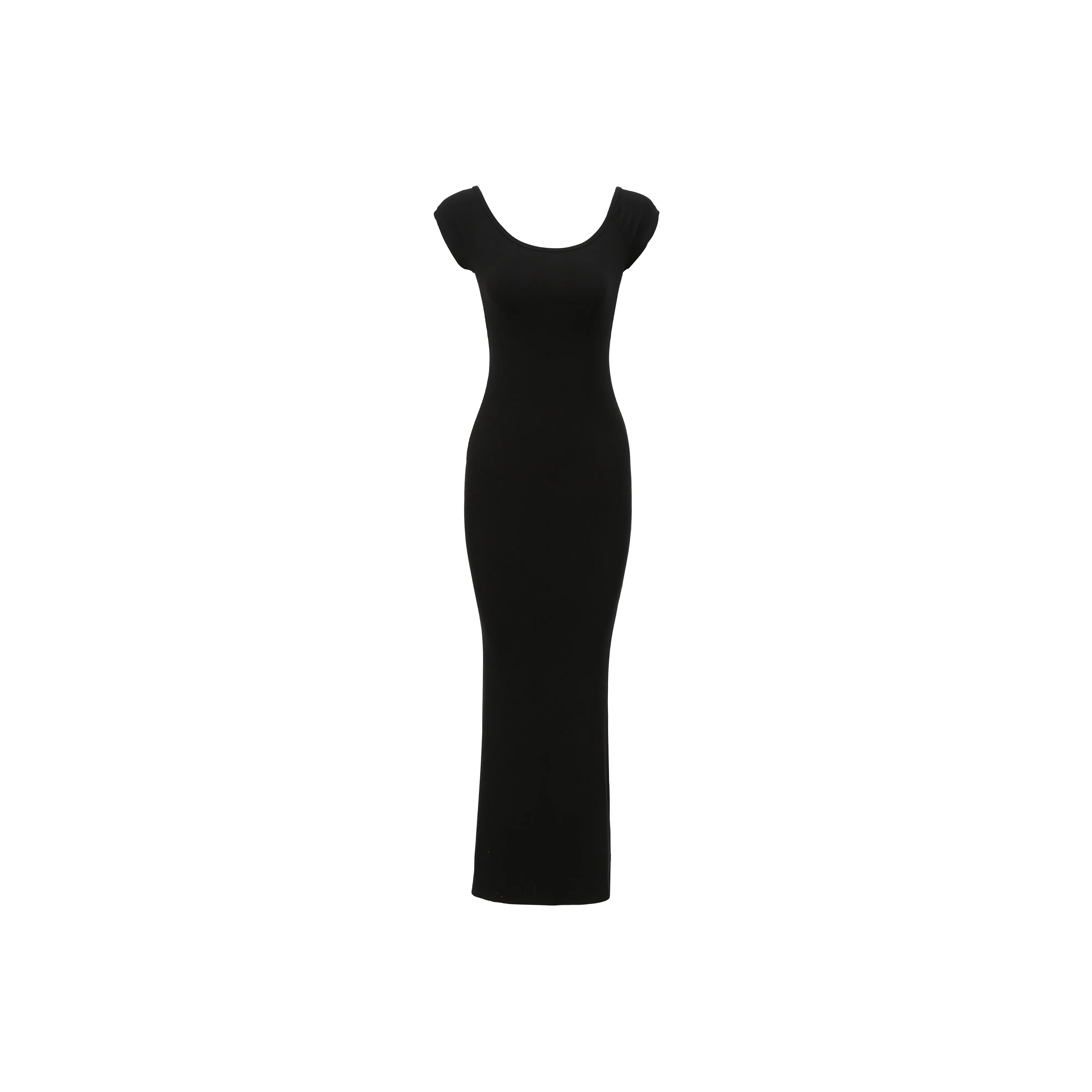 ZUKIZUKI Короткое платье с короткими рукавами женское черное