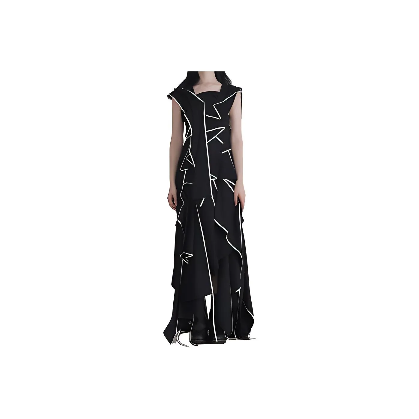 Yohji Yamamoto Sleeveless Dresses Women's Black