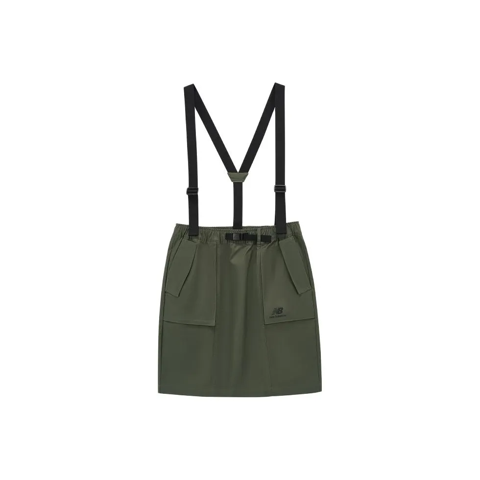 New Balance Платье Женское Зеленое