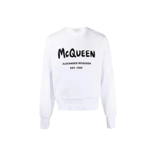 Alexander McQueen Белый Мужские Свитшоты
