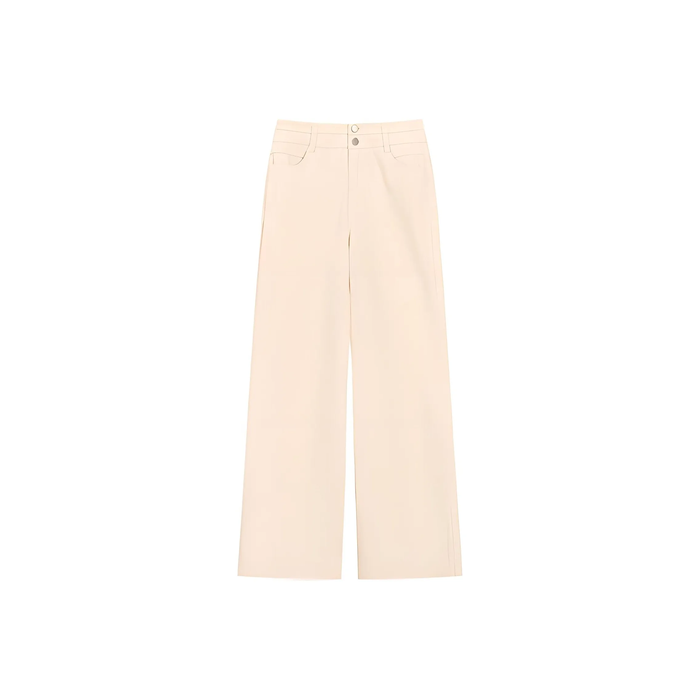 Fragment Jeans Women's Ivory White