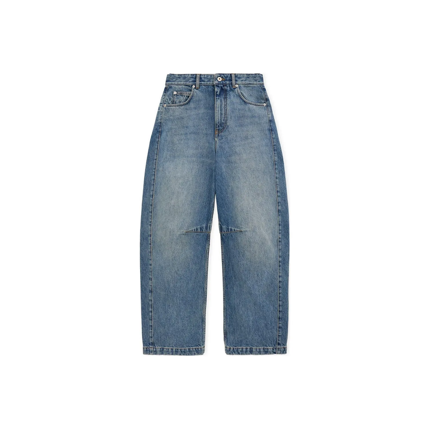 LOEWE Anagram Barrel Jeans 'Washed Denim'