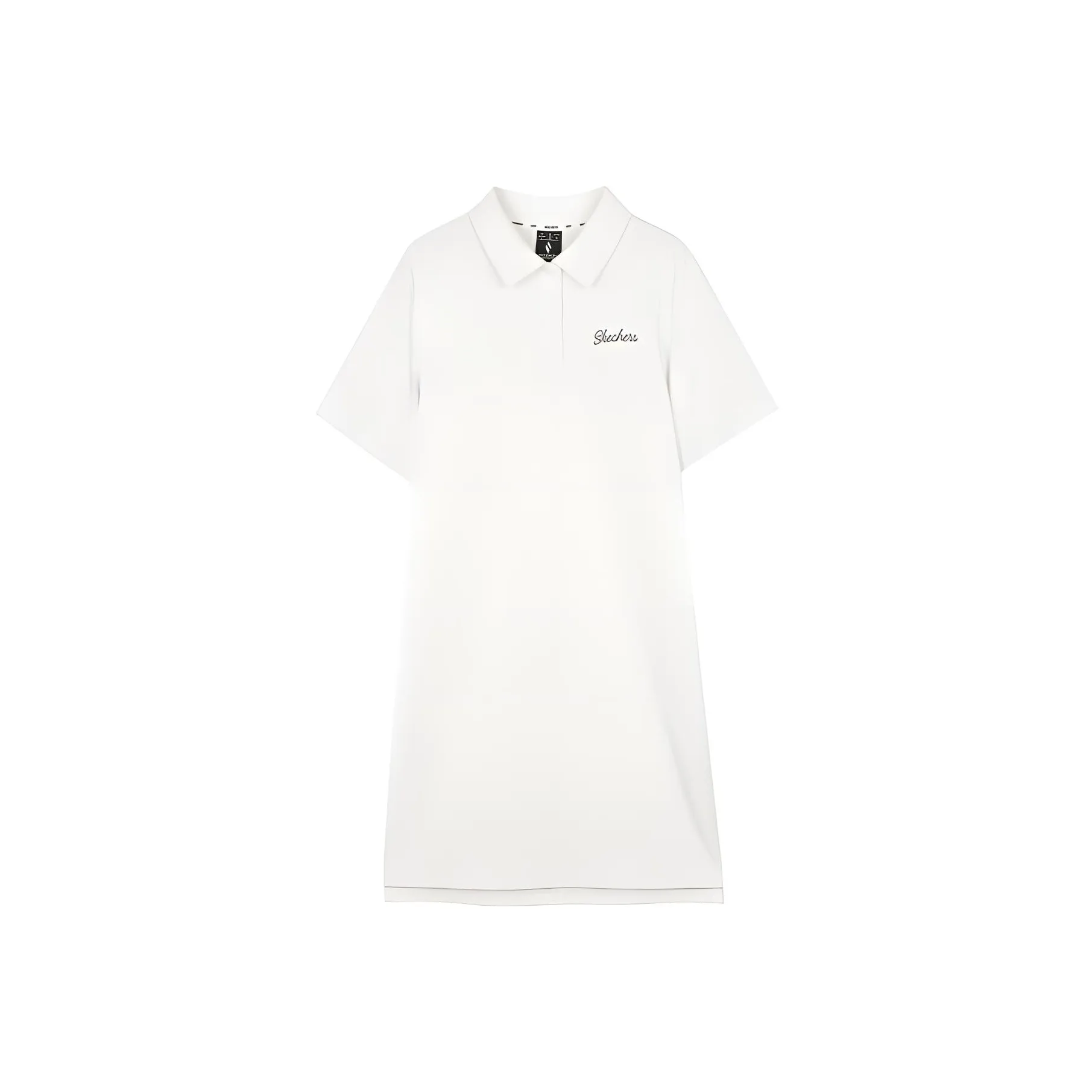 Skechers SS24 Short Sleeved Dress Women's Marshmallow White
