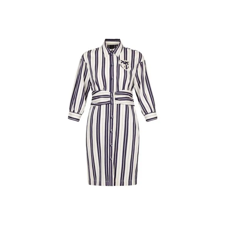 PINKO SS22 Long Sleeved Dress Women's White