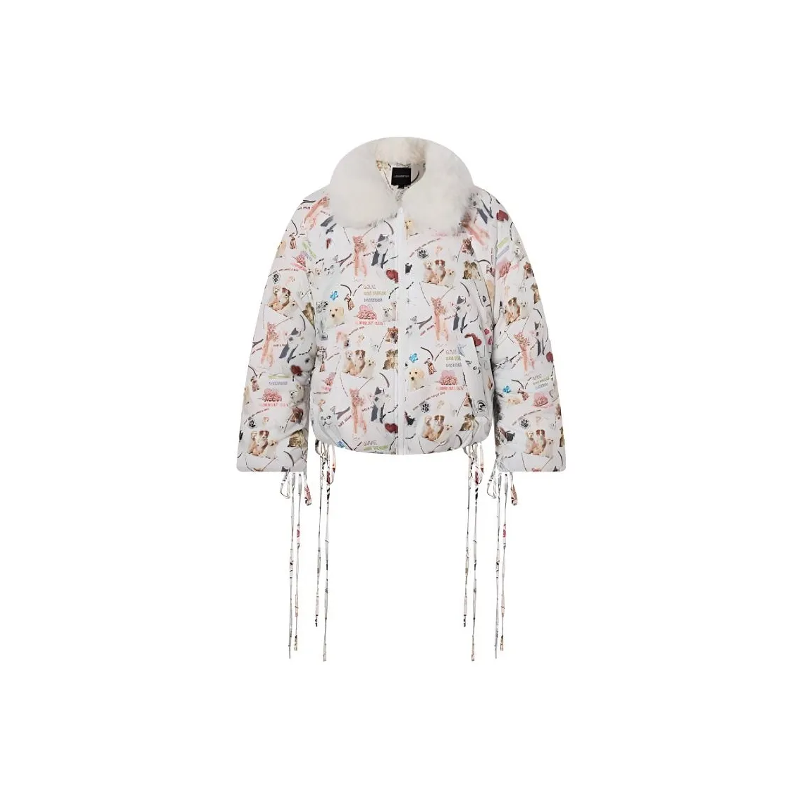 LA CRAWFISH Пуховая куртка Женская Белая