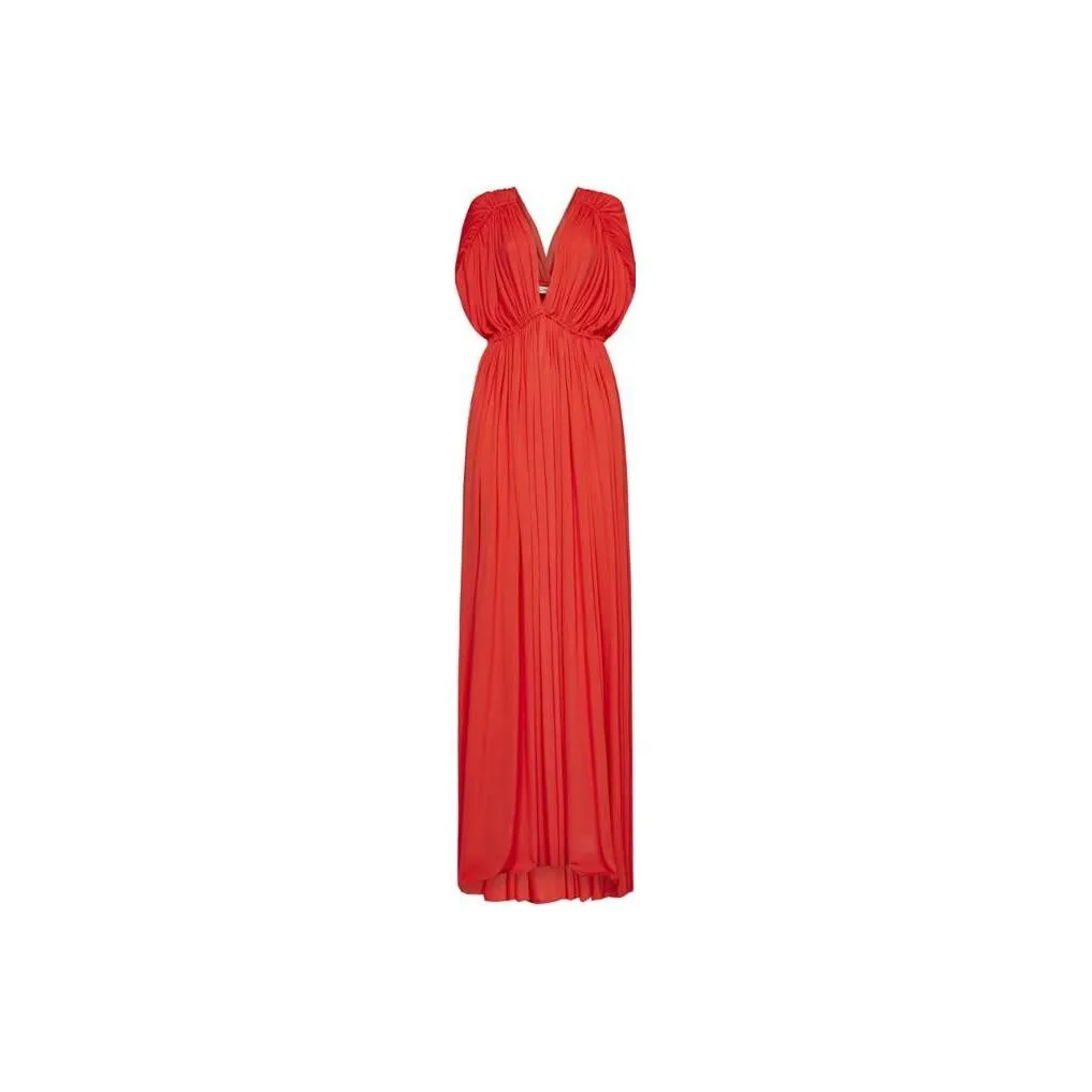 Lanvin Draped Maxi Dress