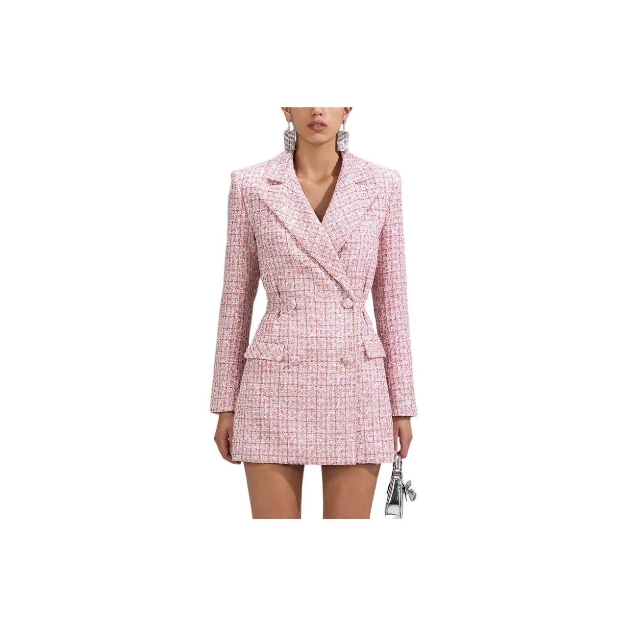 Self portrait Long Sleeved Dresses Women's Pink
