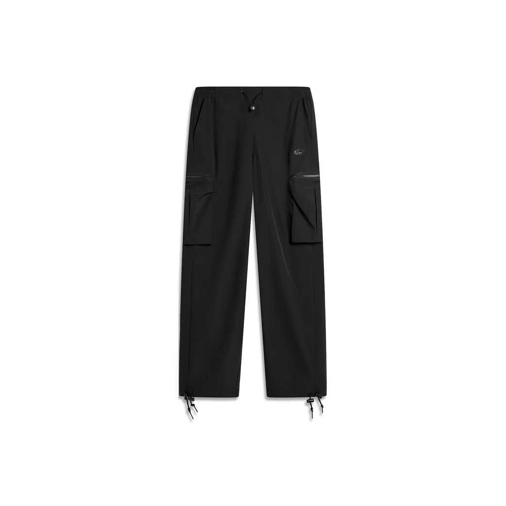 LiNing Sports Trend Series Knitted Sweatpants Women's Black