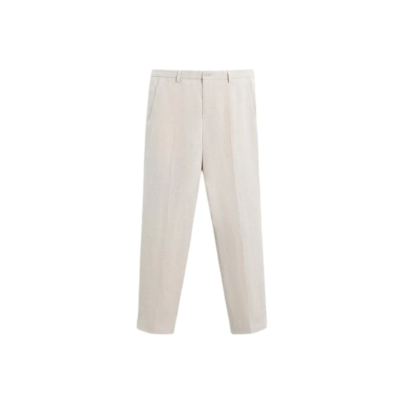 ZARA Костюм Брюки Мужские Светлый Бежевый