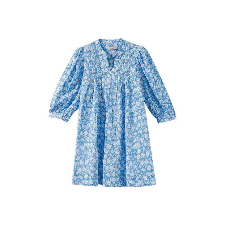 YUMOMO STAR Платье Женское Небесно-Синий