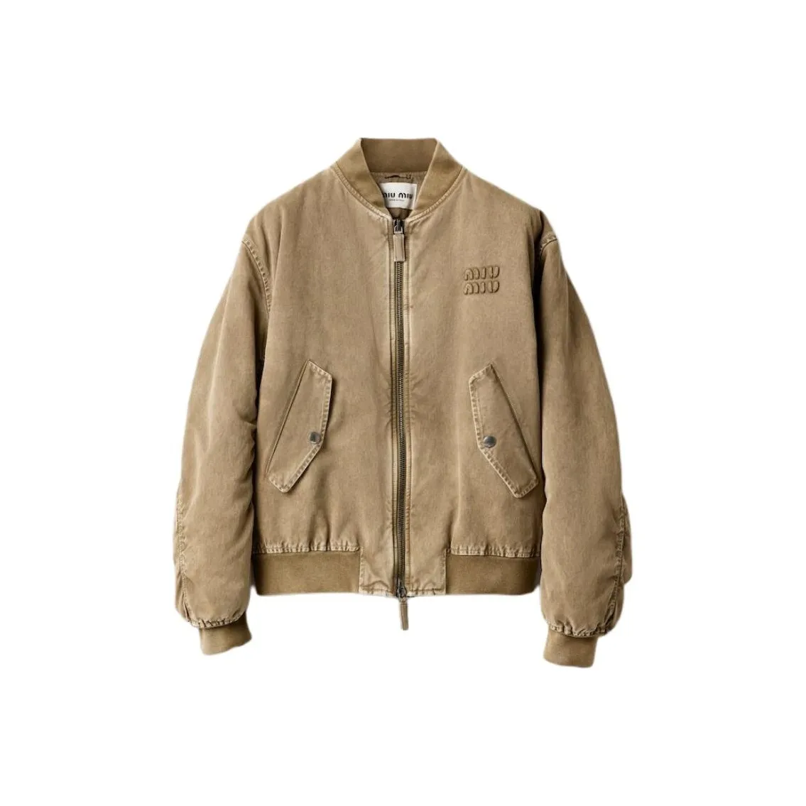 MIU MIU Zip Up Bomber Jacket