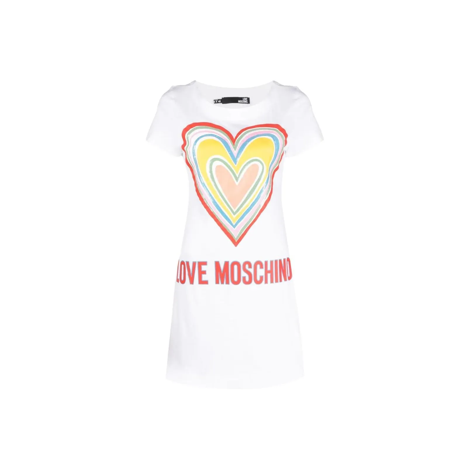 MOSCHINO Short Sleeved Dresses Women's White