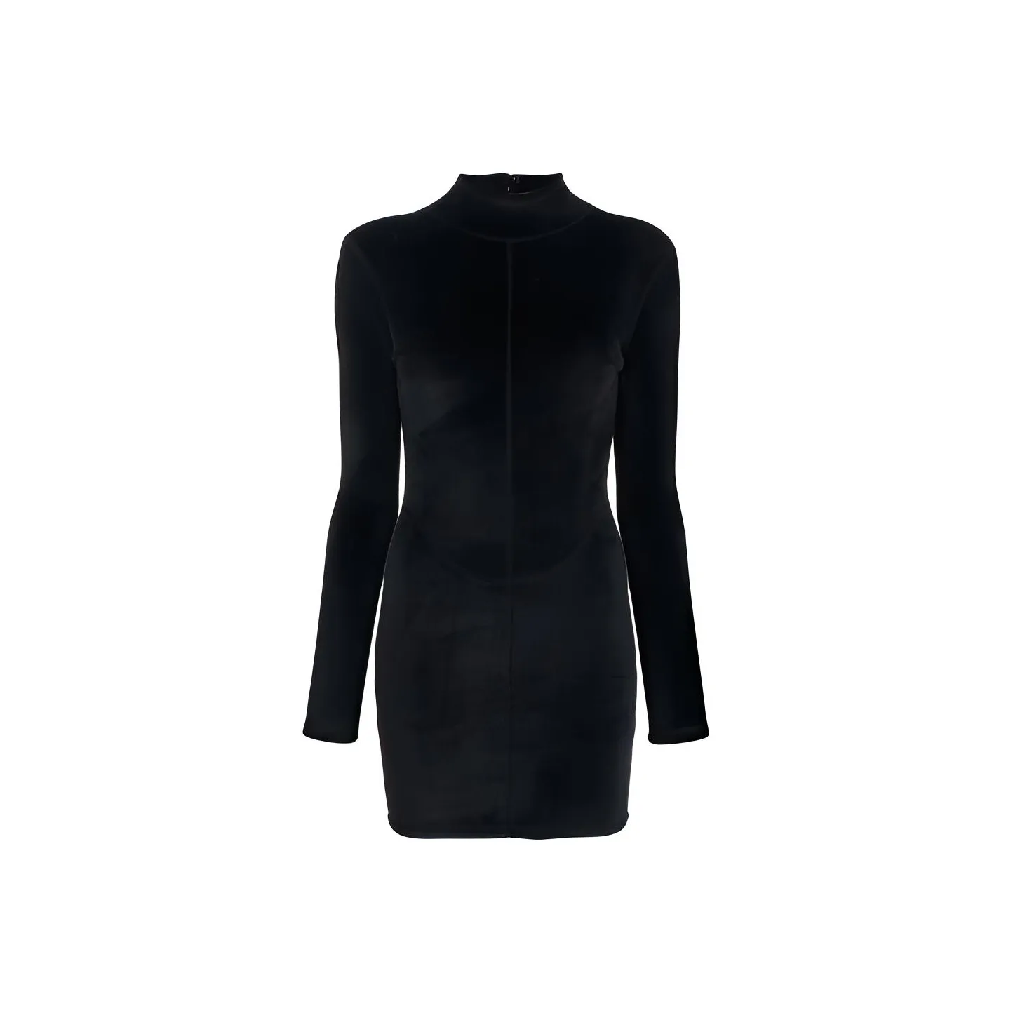 Alexander Wang Черные Женские Длинные Платья с Длинными Рукавами