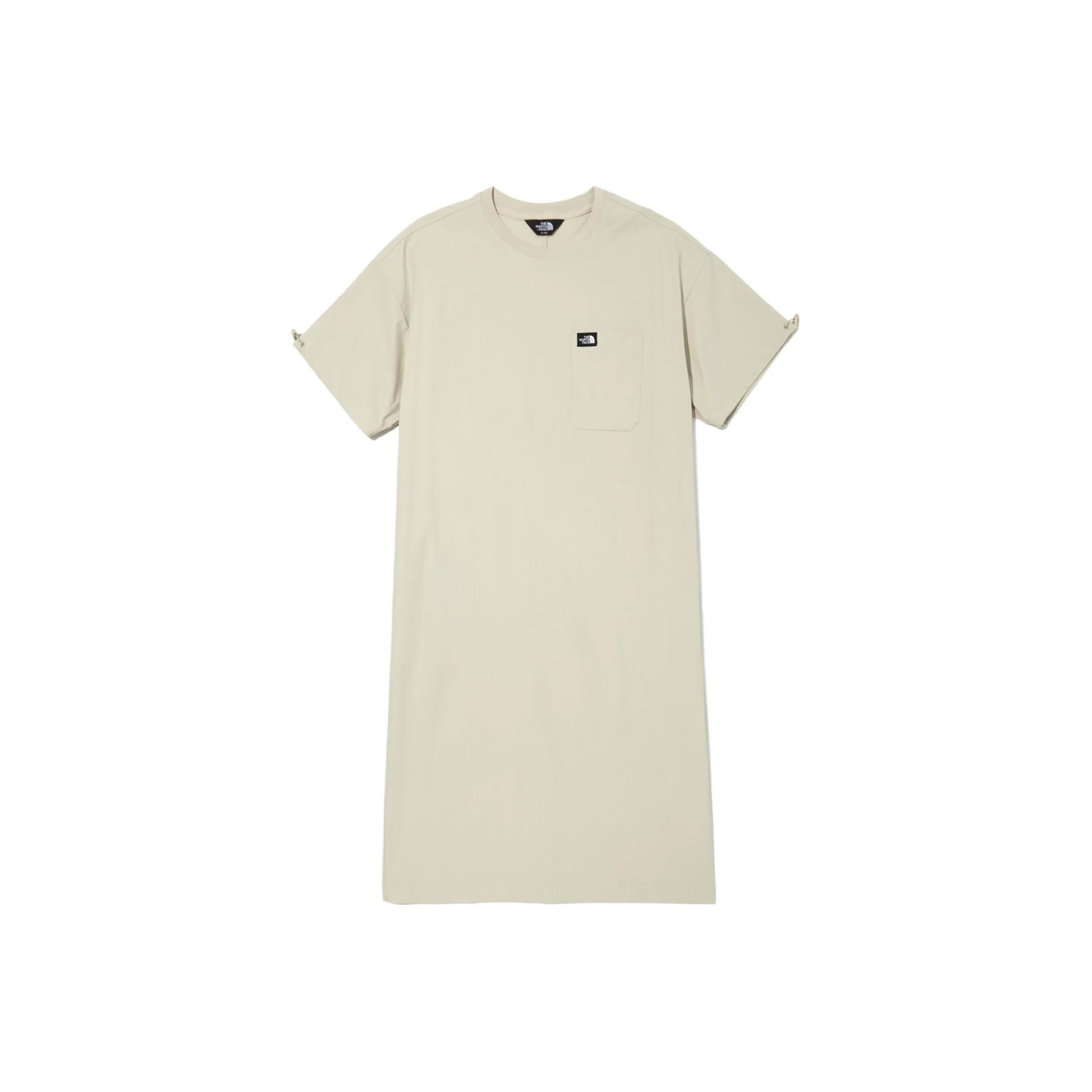 THE NORTH FACE Short Sleeved Dress Women's Beige Yellow