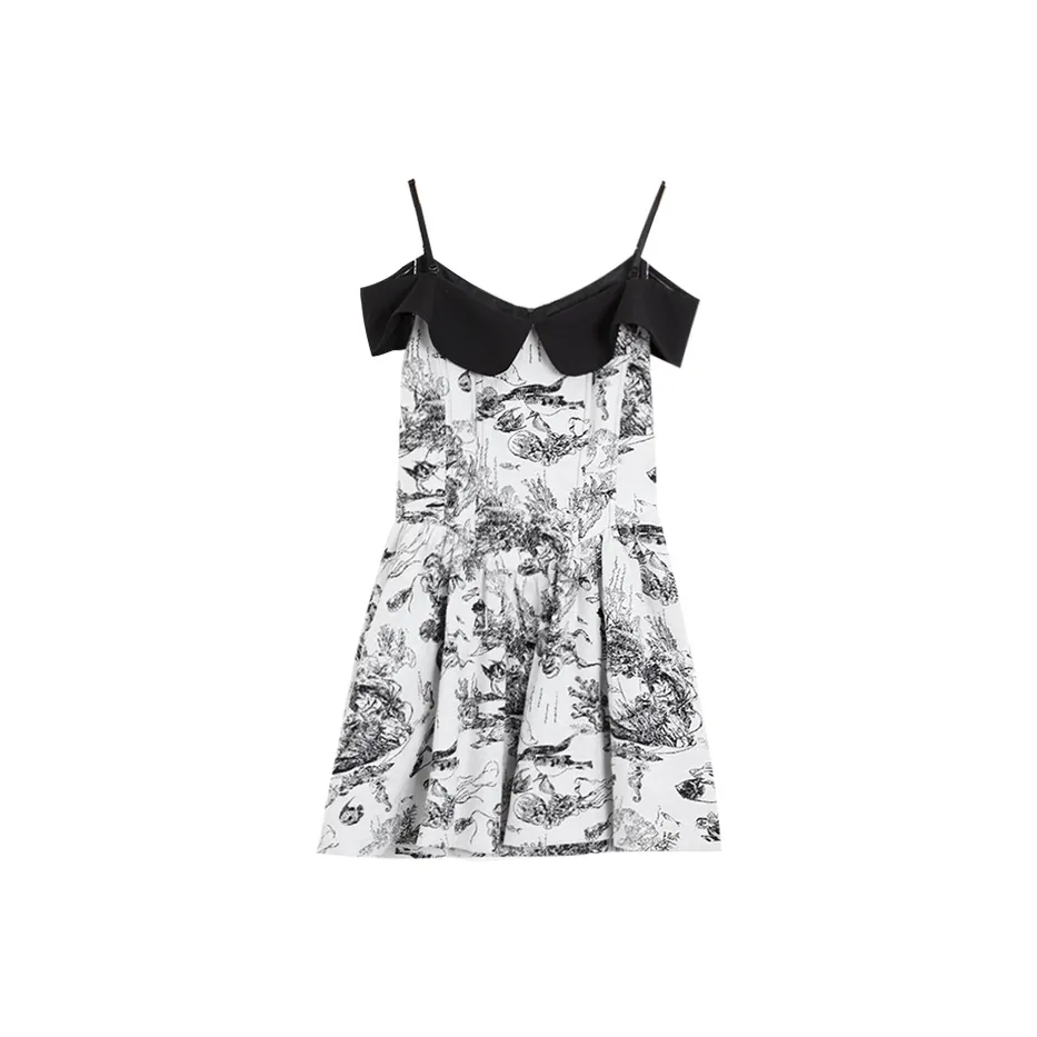 SETIROM Slip Dresses Women's Multicolor