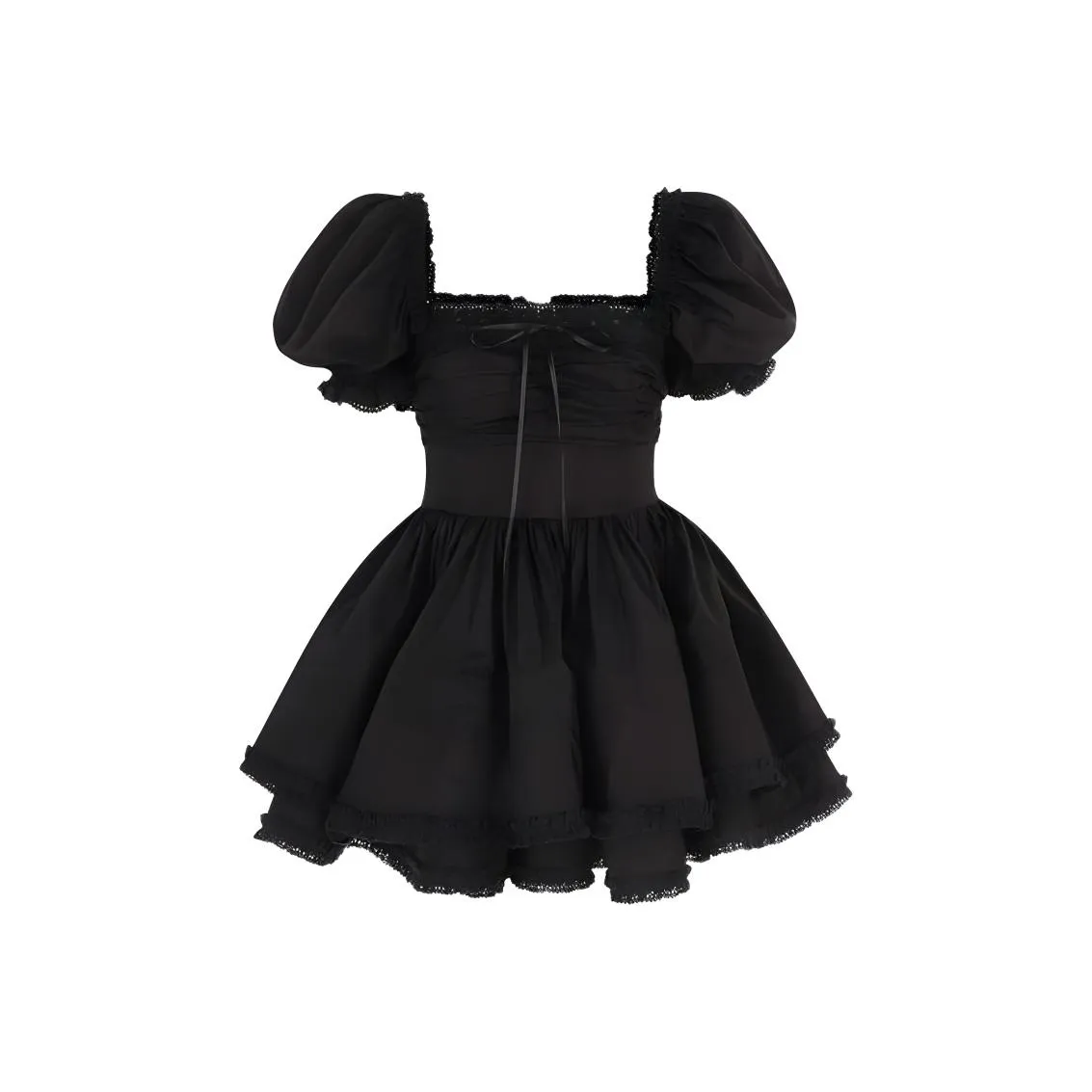 Selkie Collection FW24 Short Sleeved Dresses Women's Black