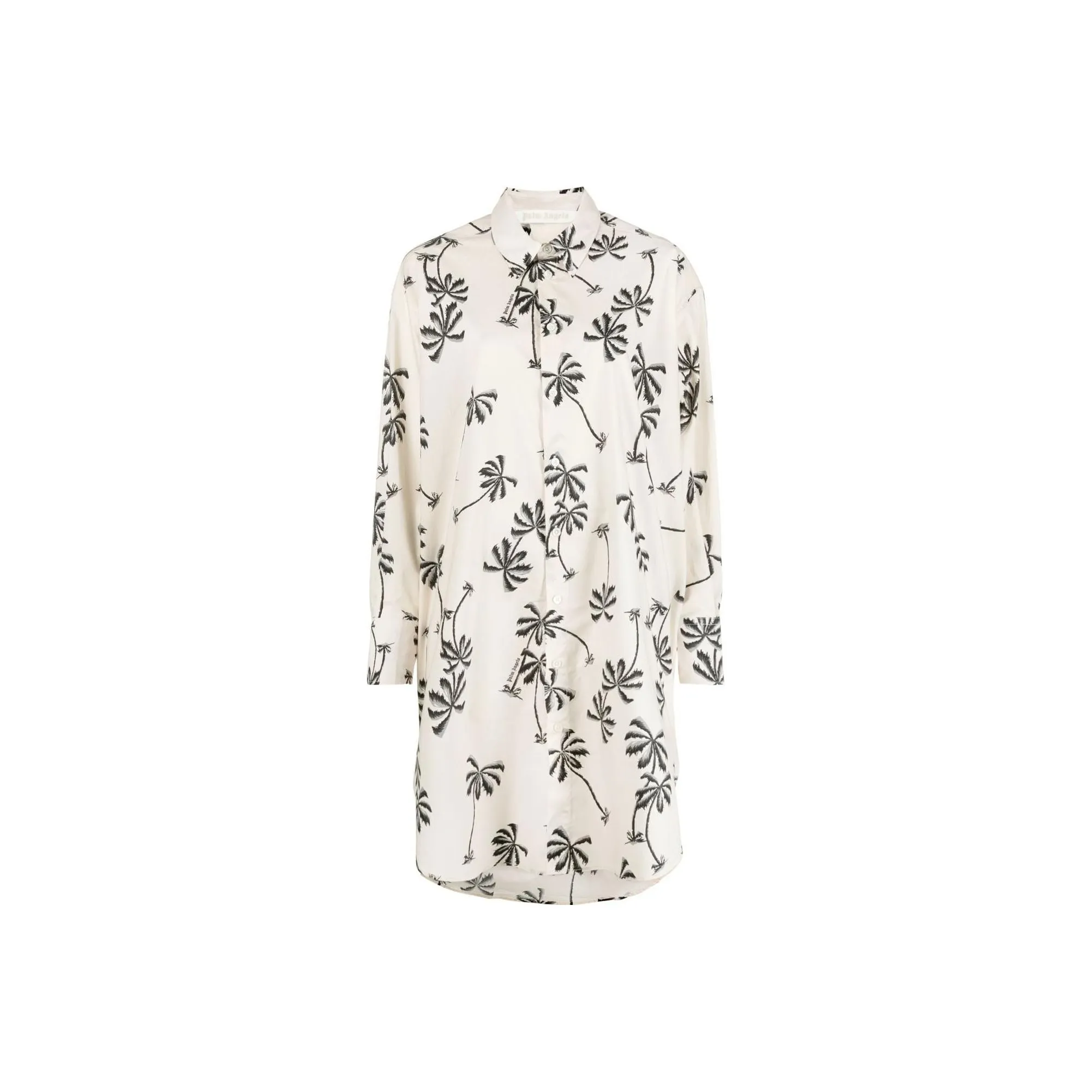 PALM ANGELS Graphic print Cotton Shirt Dress