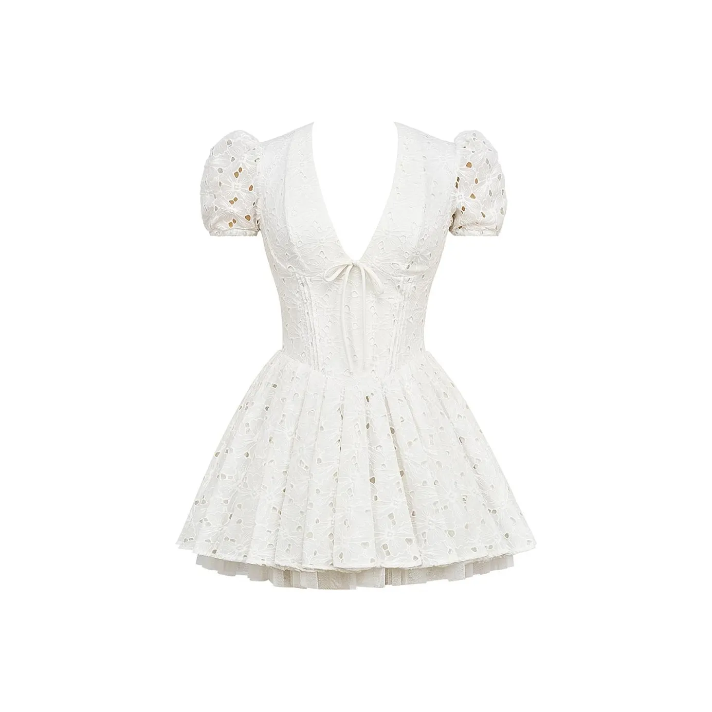 HOUSE OF CB IMANI Short Sleeved Dresses Women's Snowdrop/White Cashmere
