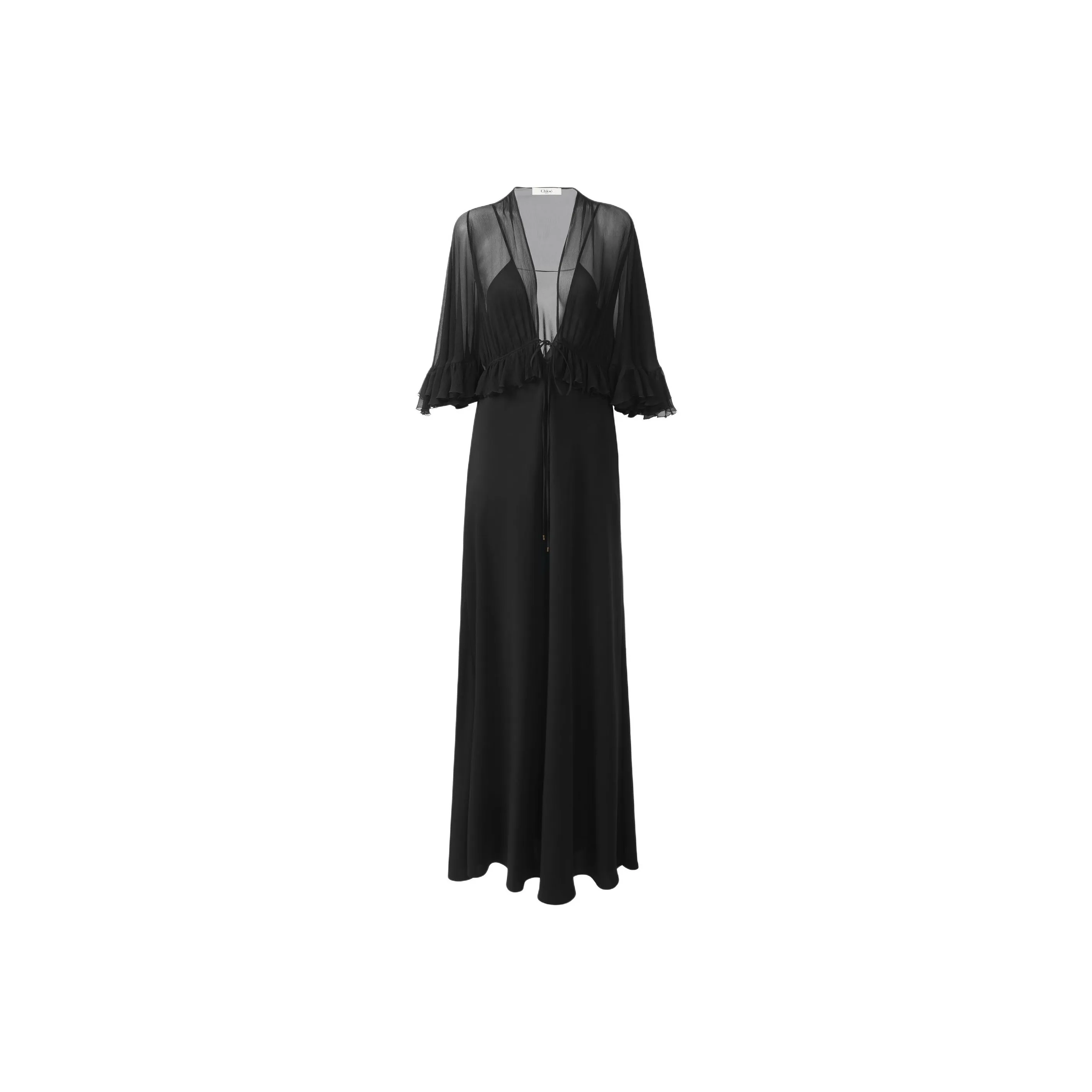 Chloé V Neck Maxi Dress