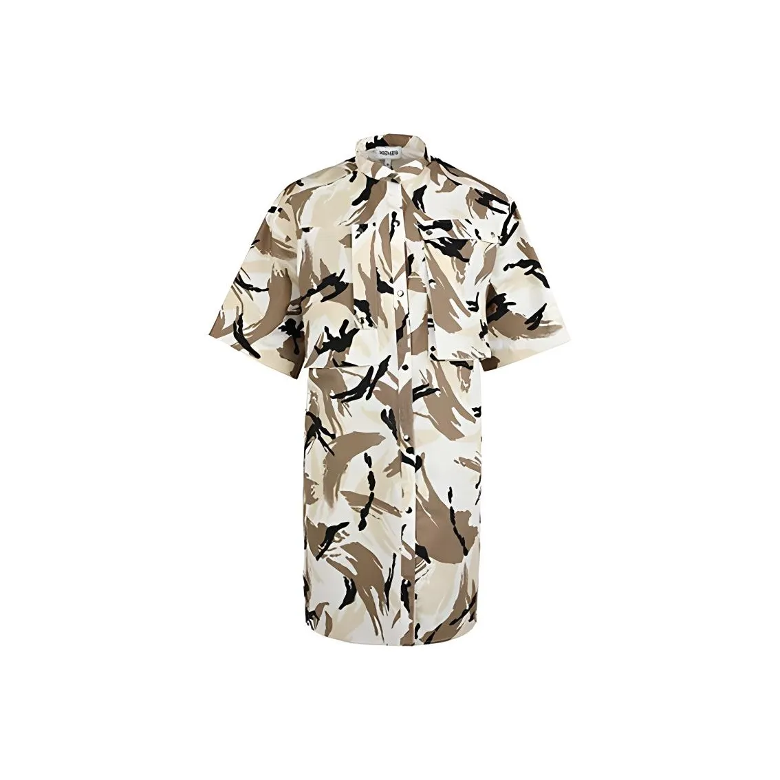 KENZO Короткий рукав платье женский белый