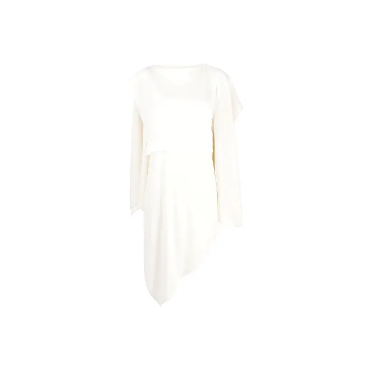 MM6 Maison Margiela Short-Sleeved Dresses Women's White