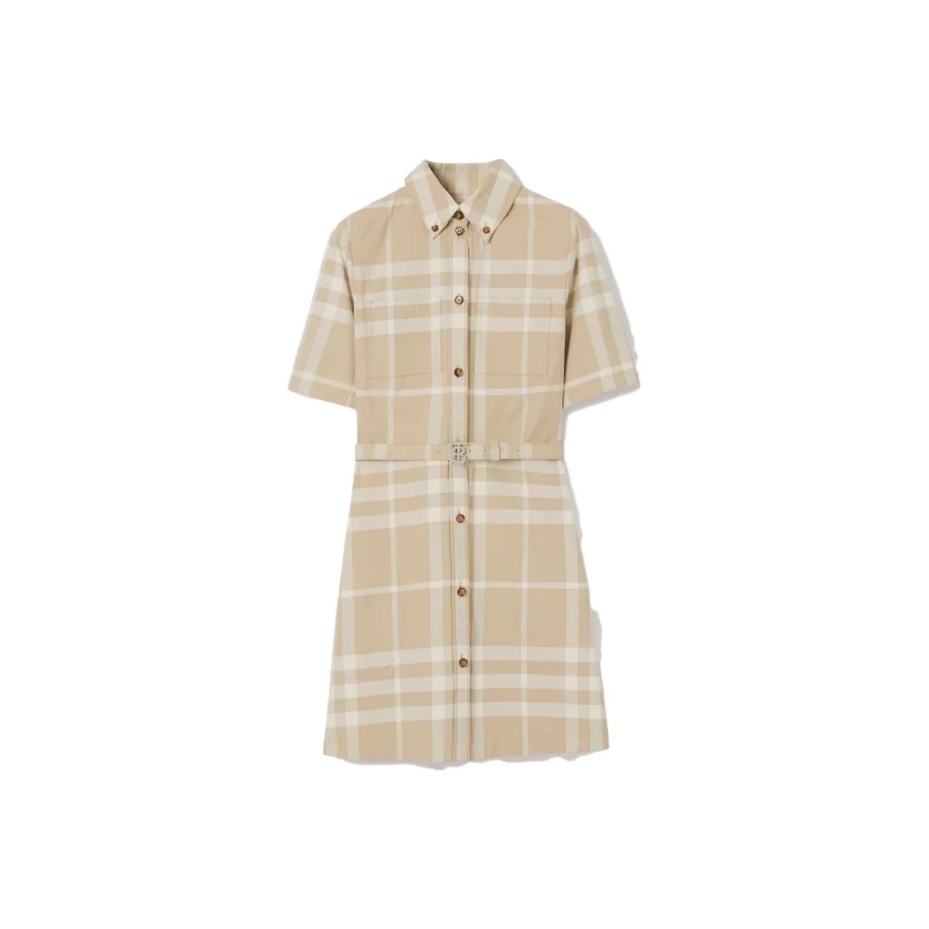 Burberry Signature Check print Cotton Shirt Dress