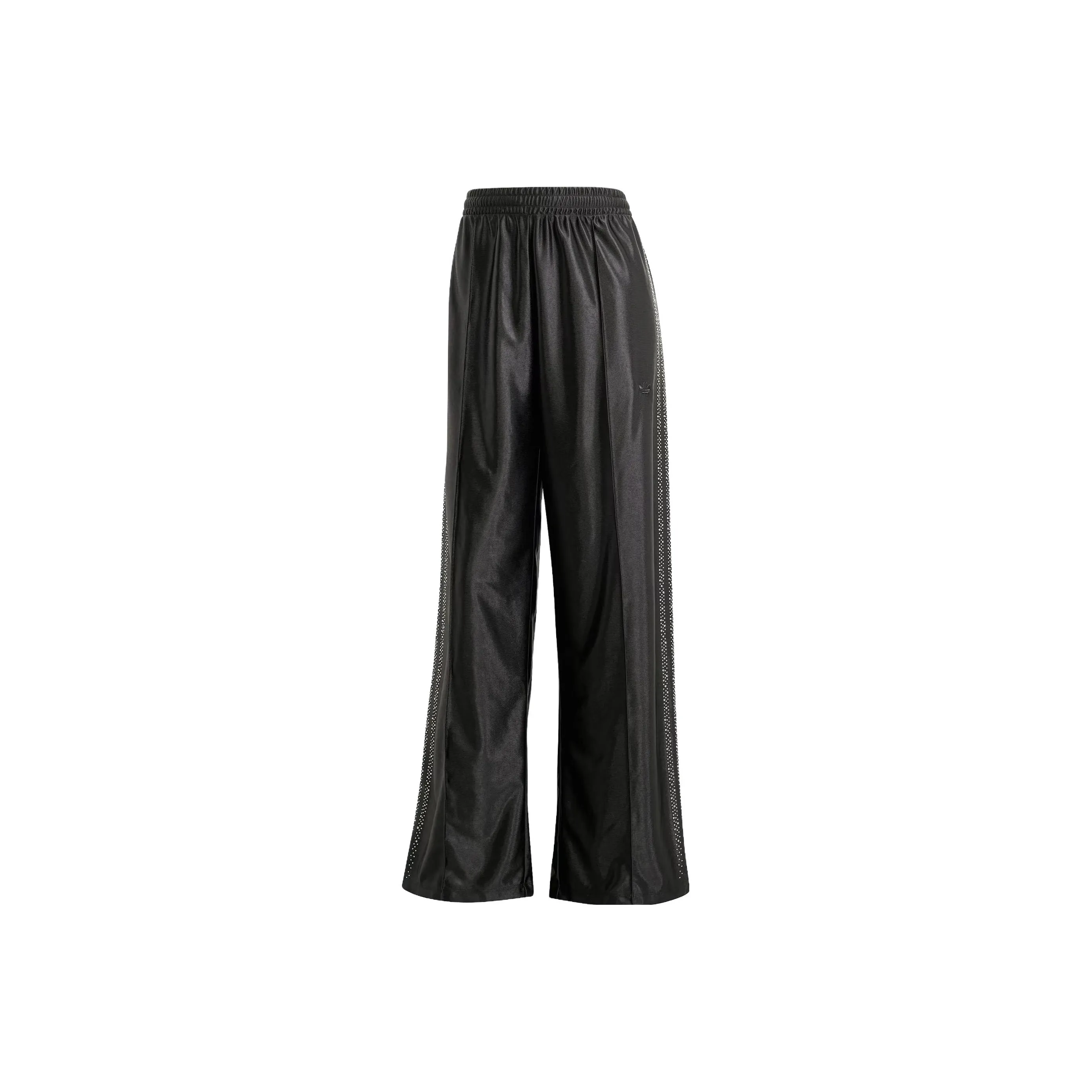 Adidas Originals Embellished 3 Stripes Track Pants Knitted Sports Pants Women's Black