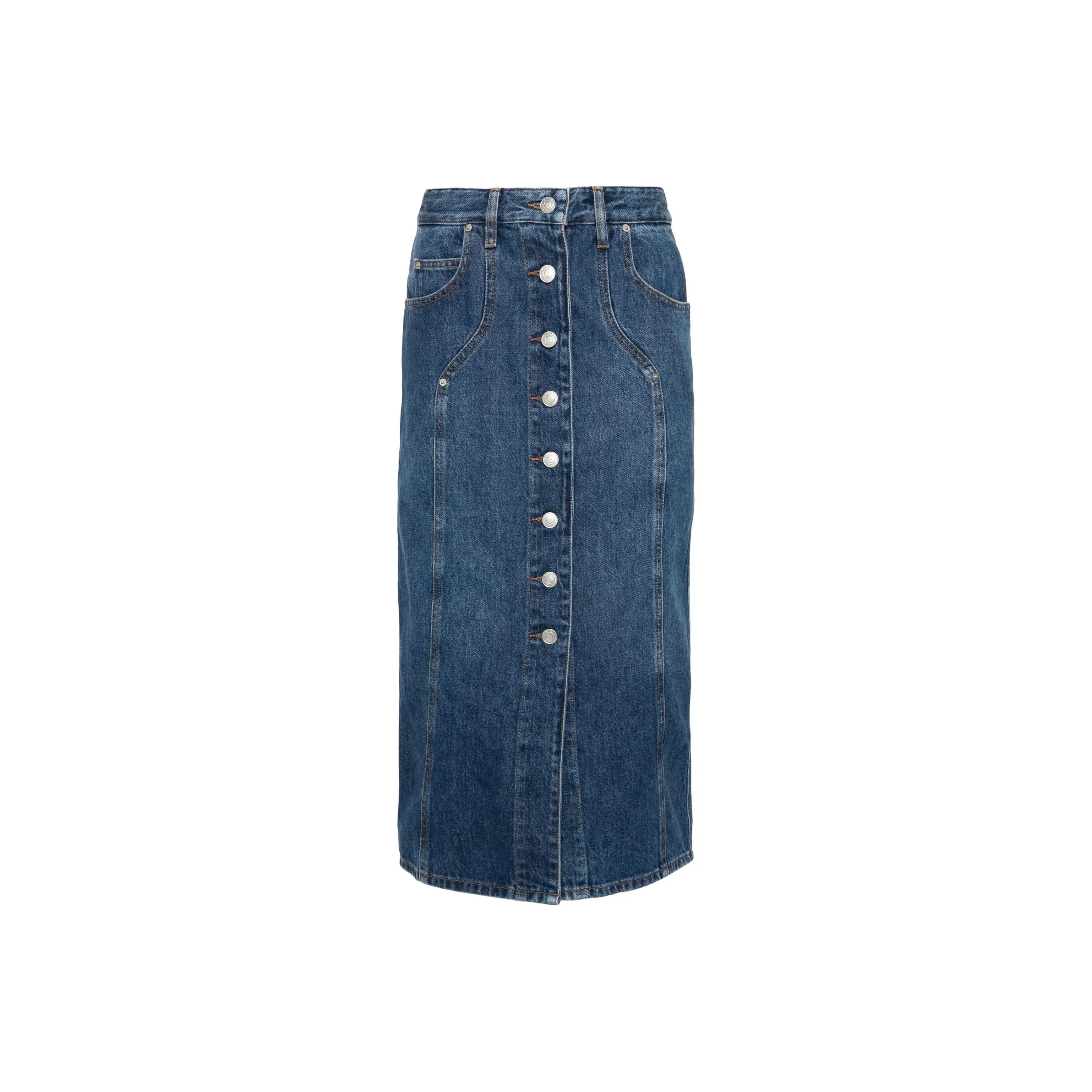 Marant ÉTOILE Vandy Denim Midi Skirt