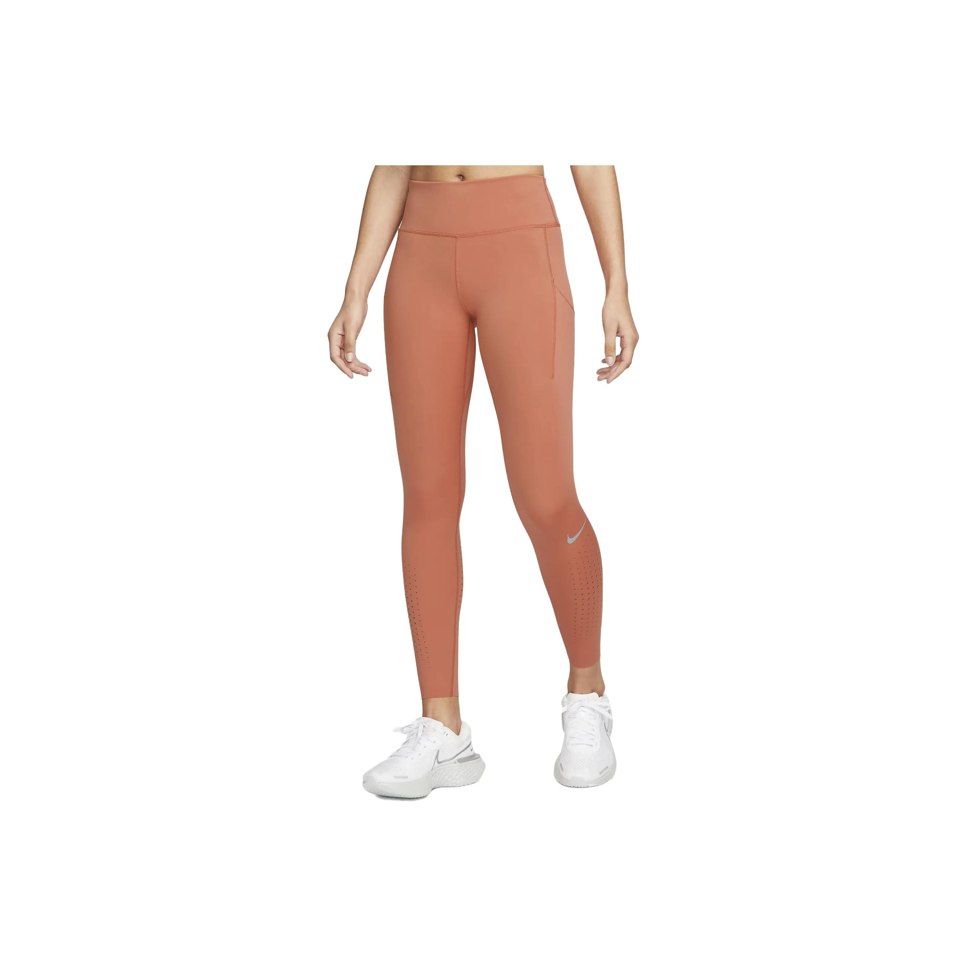 Nike Women's Epic Luxe Peach Leggings Pink