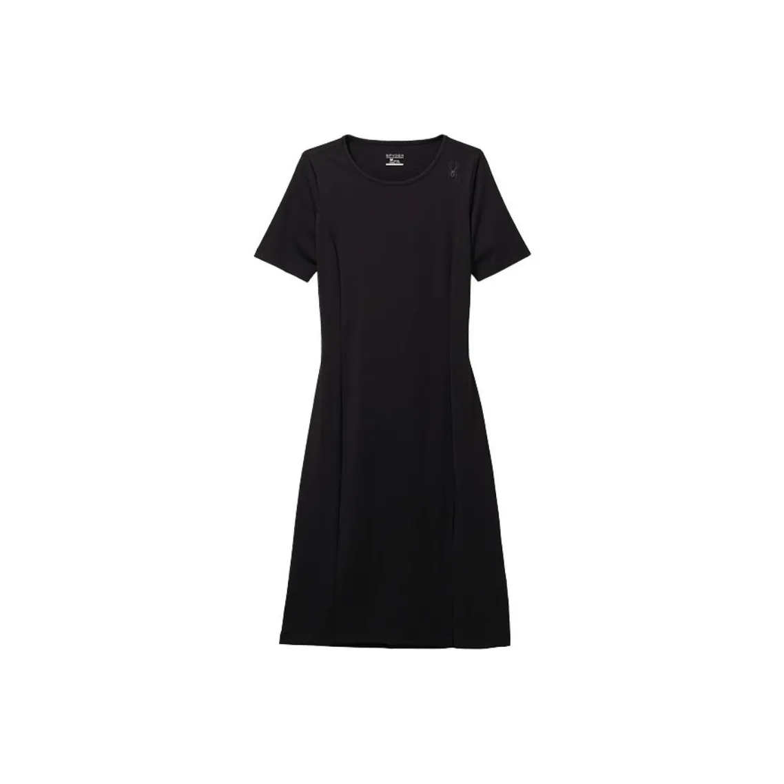 SPYDER Короткий рукав Платье Женское Черное