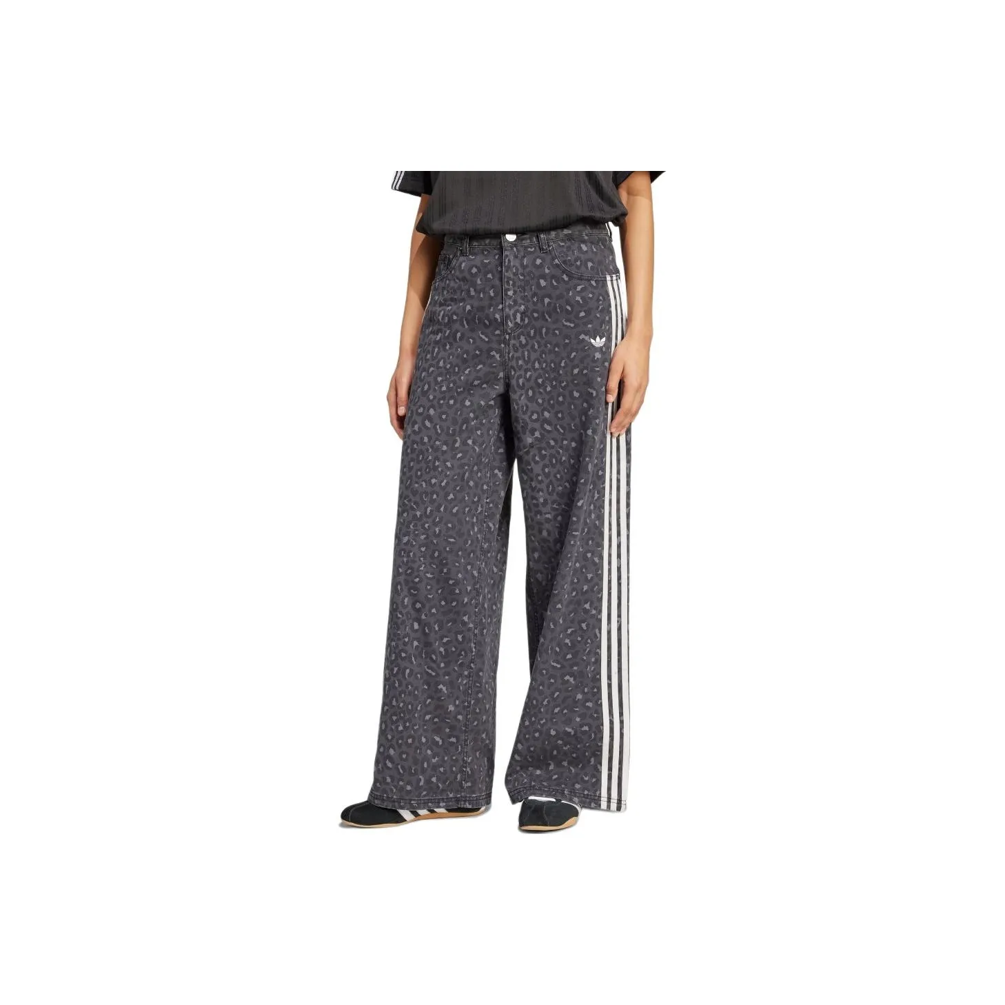 Adidas Originals Повседневные брюки Женские Углерод Черный