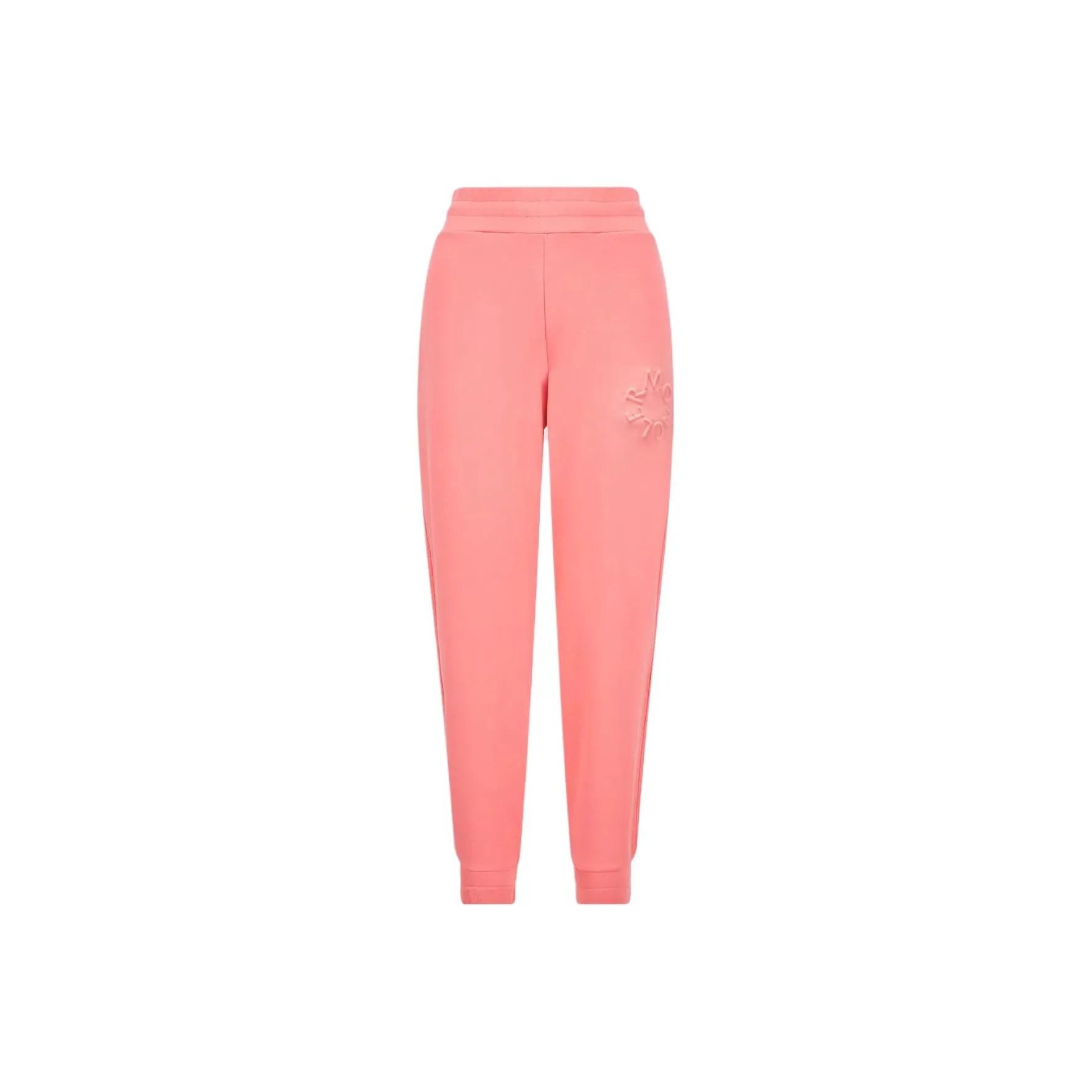 Moncler Тисненый Логотип Спортивные Штаны Вязаные Тренировочные Брюки Женские Розовые