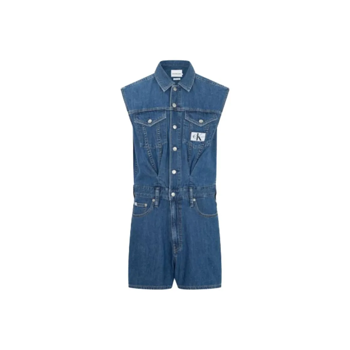calvin Micro Klein Jumpsuits Women's Blue