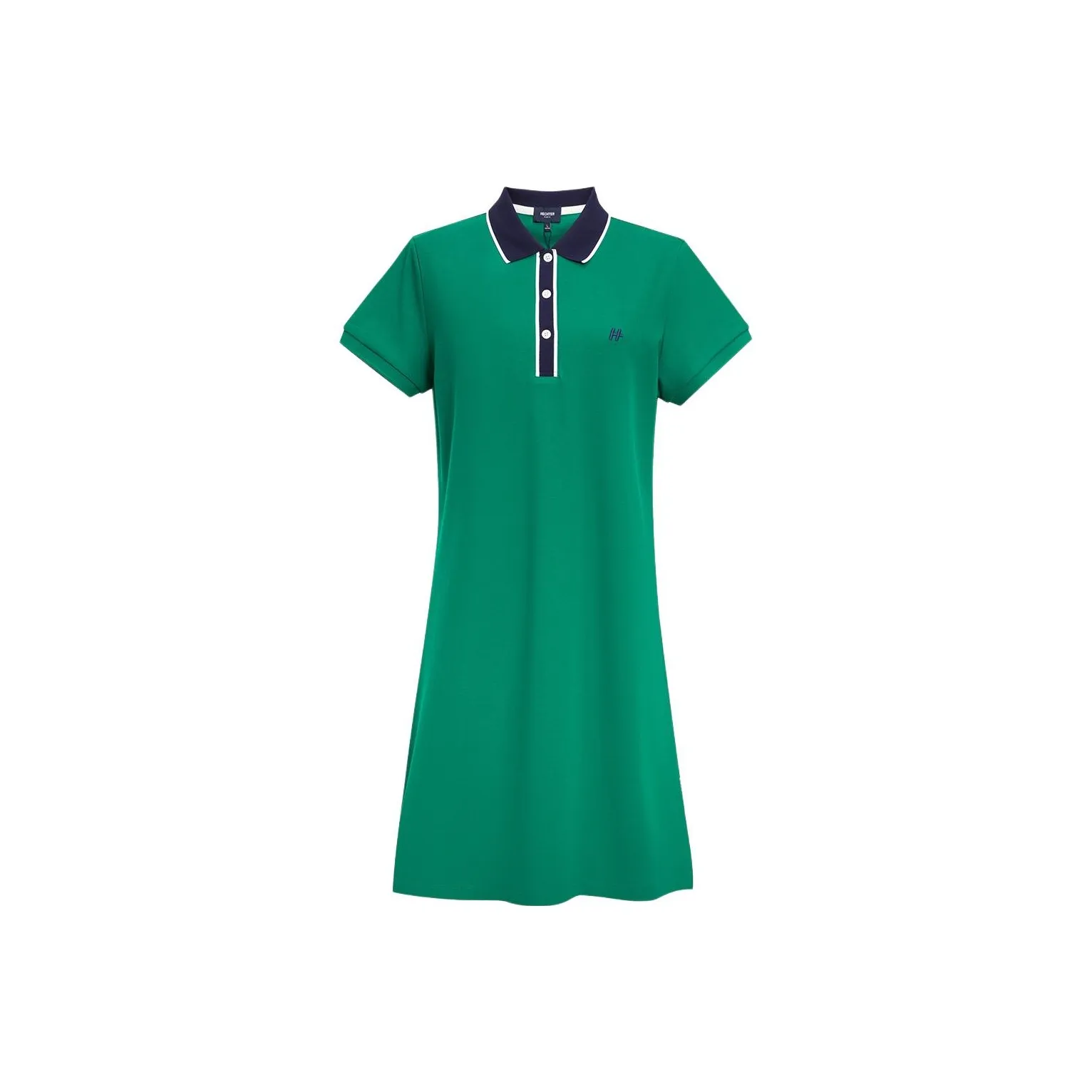 DANIEL HECHTER Short Sleeved Dresses Women's Multicolor Green