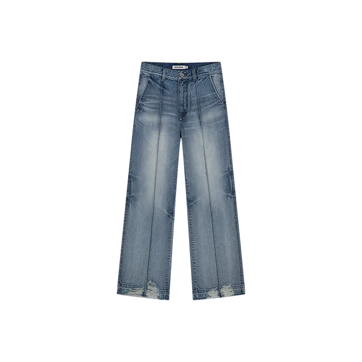 UOOYAA Rock Poets Series Jeans Women's Denim Blue
