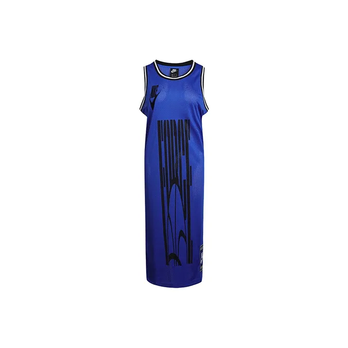 Nike Sleeveless Dresses Women's Blue