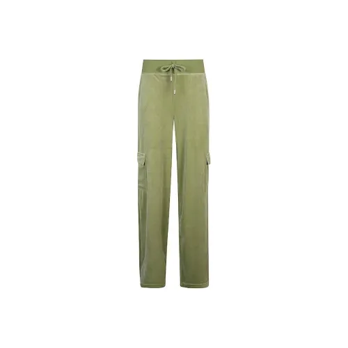 JUICY COUTURE Зеленые Женские Повседневные Брюки