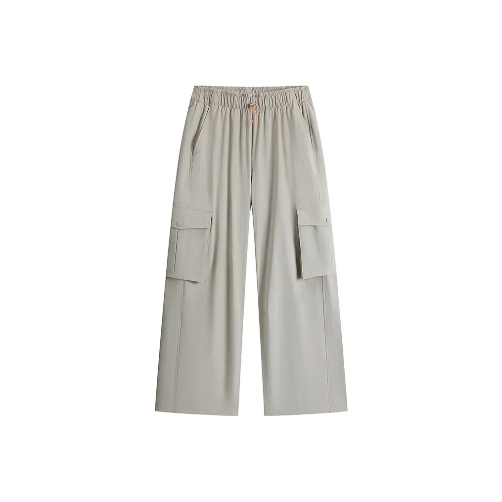 KAPPA PLAYER Повседневные брюки Женские Серебряный Шалфейно-зеленый