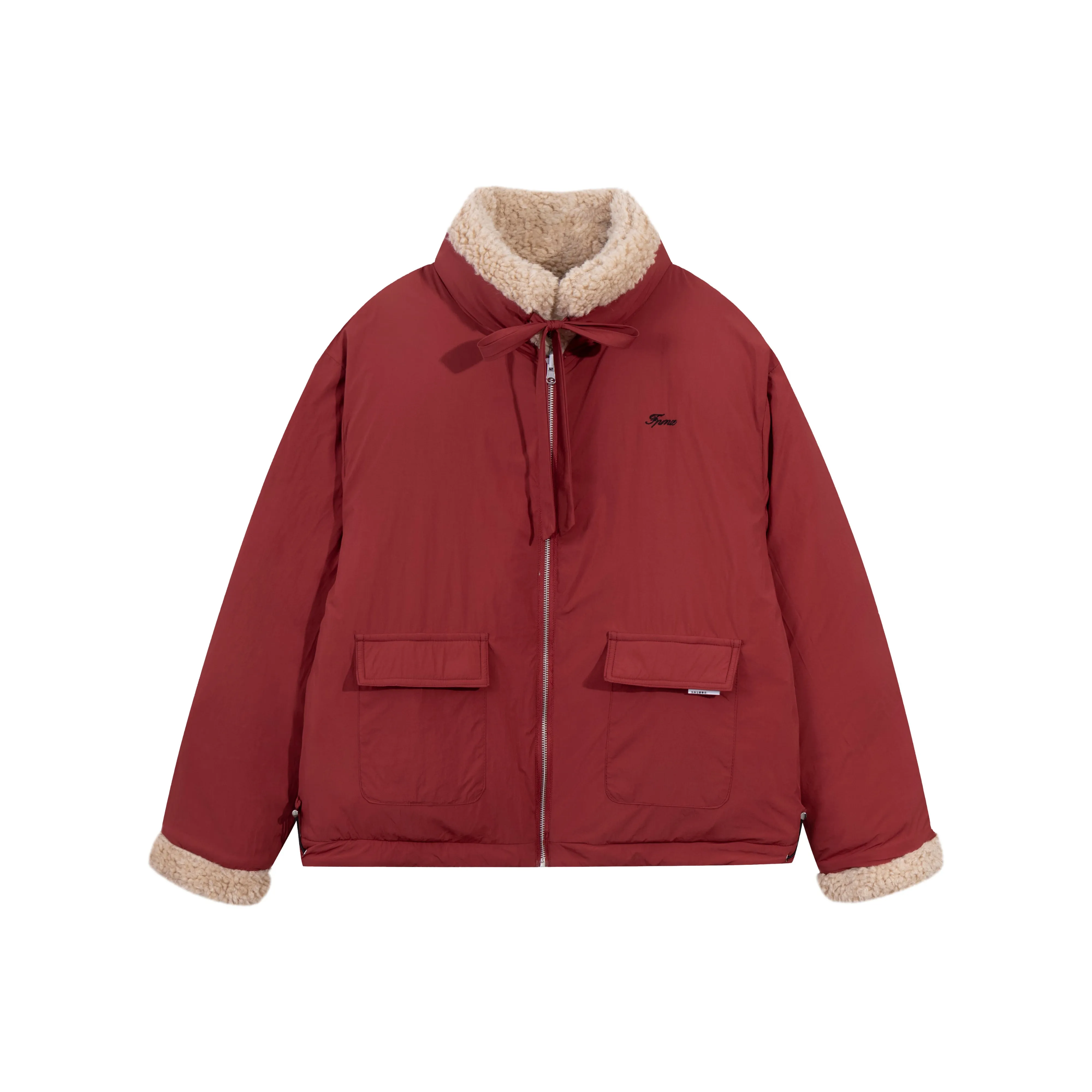 FPMZ Красный Женские Объёмные Куртки (Пуфы)