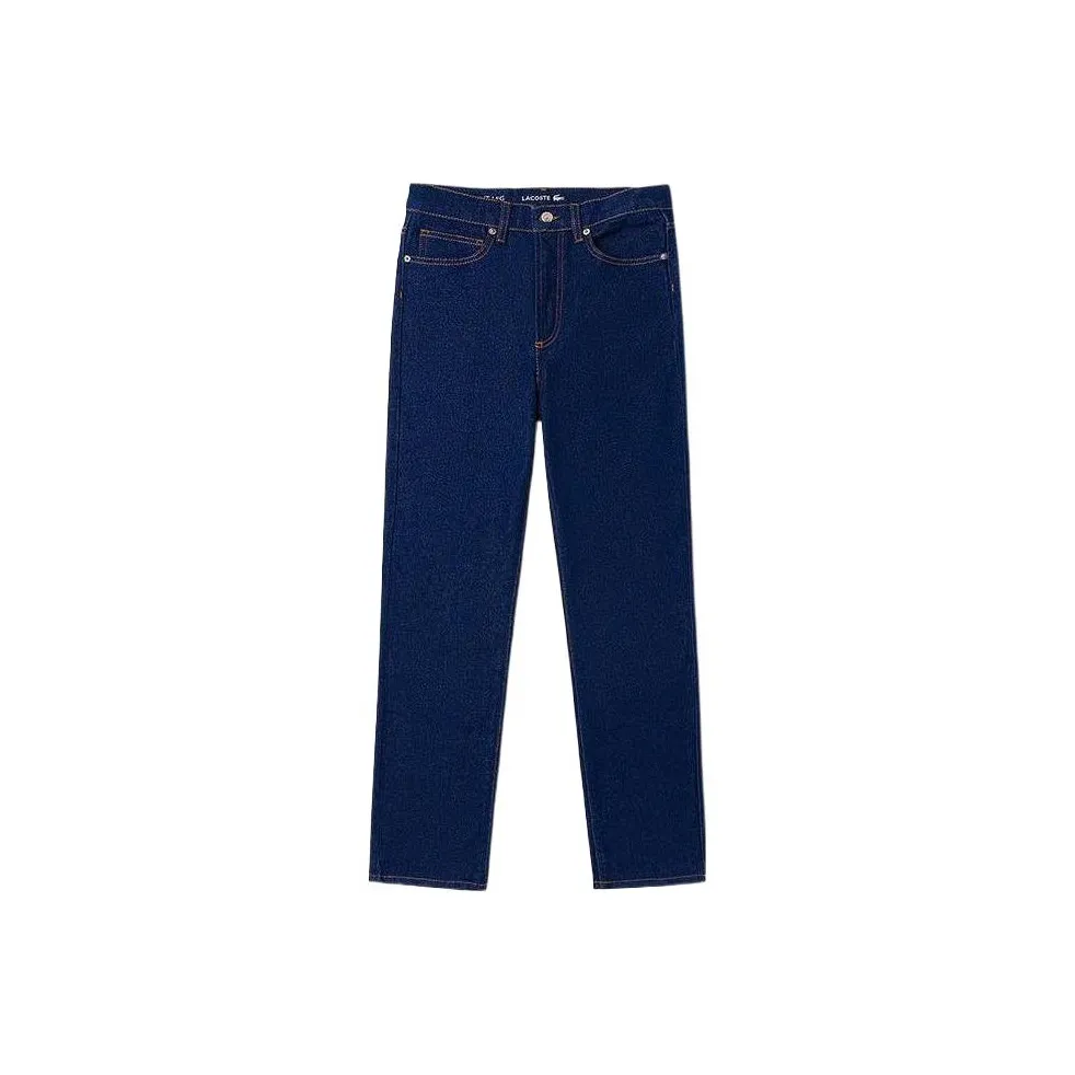 LACOSTE Collaboration FW22 Джинсы Женские Темно-синий