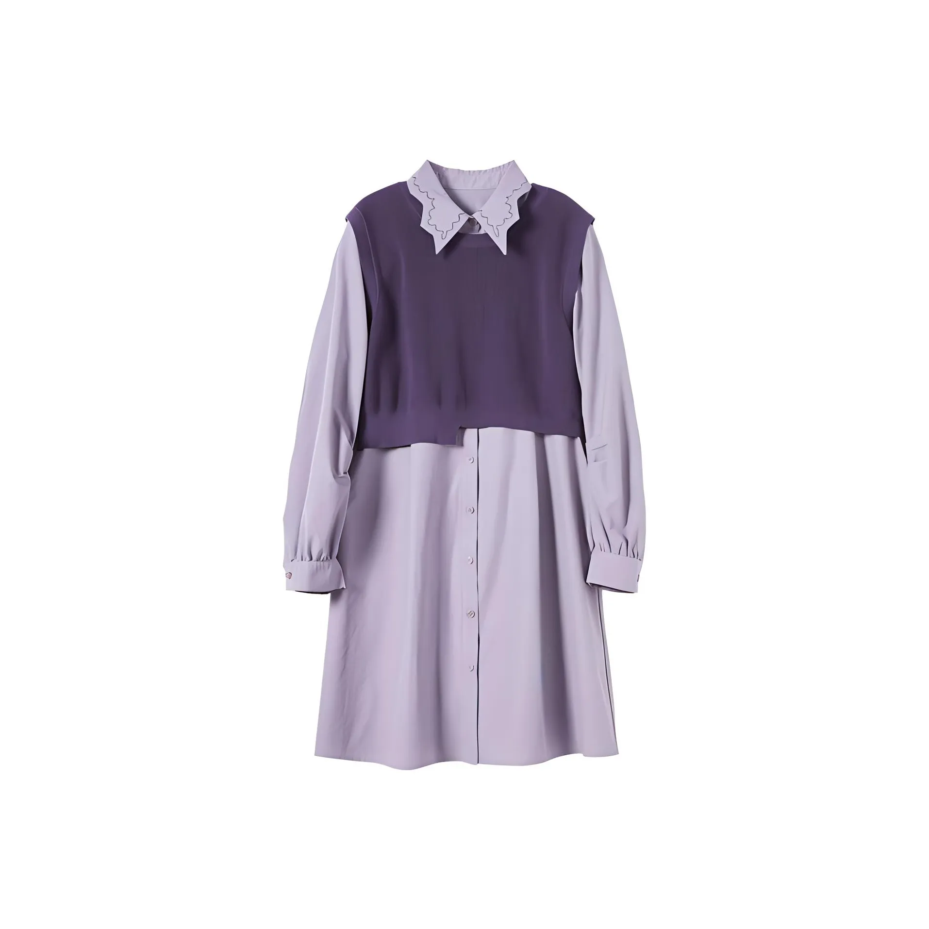 Dme Баклажаново-фиолетовый Женские Комплекты с рубашками