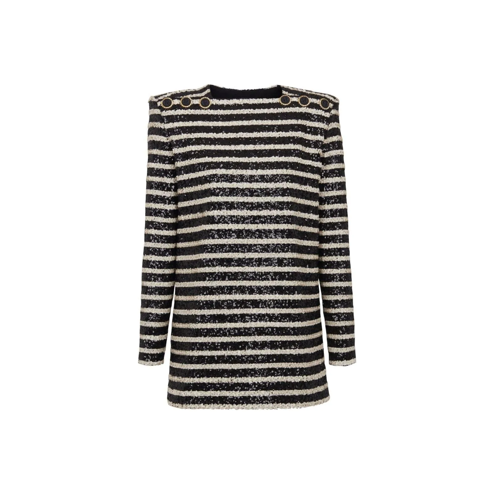 BALMAIN Sequin Embellishment Short Dress