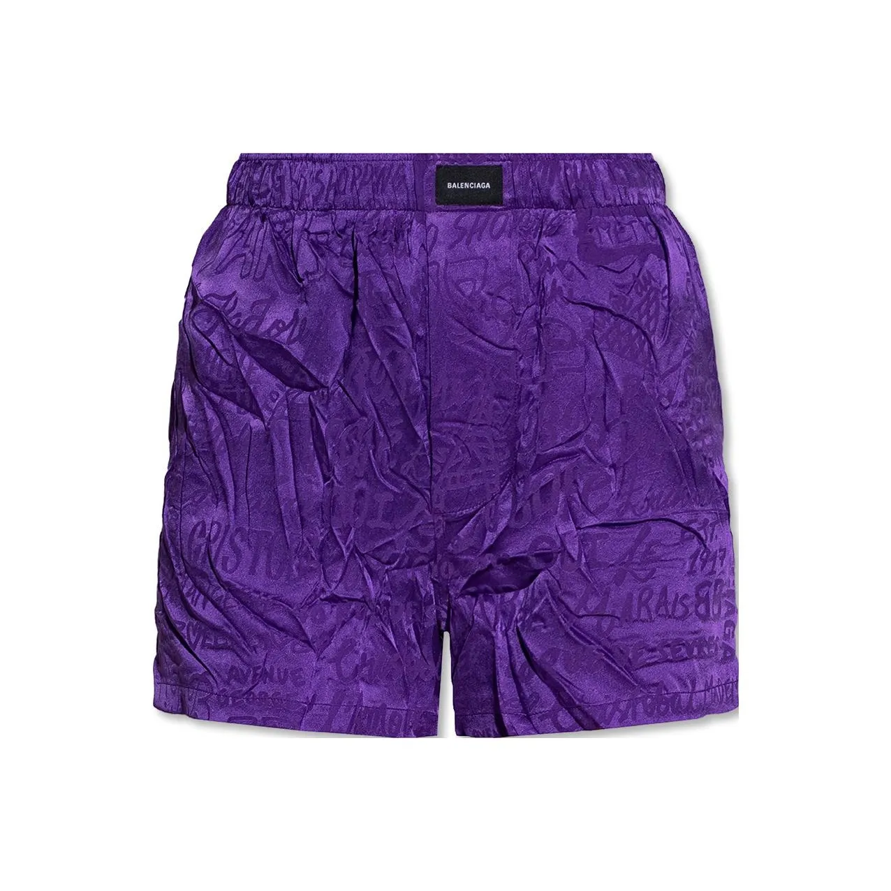 BALENCIAGA Фиолетовые Женские Повседневные Шорты