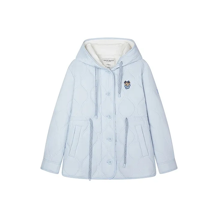 Teenie Weenie Puffer Jacket Women's Light Blue