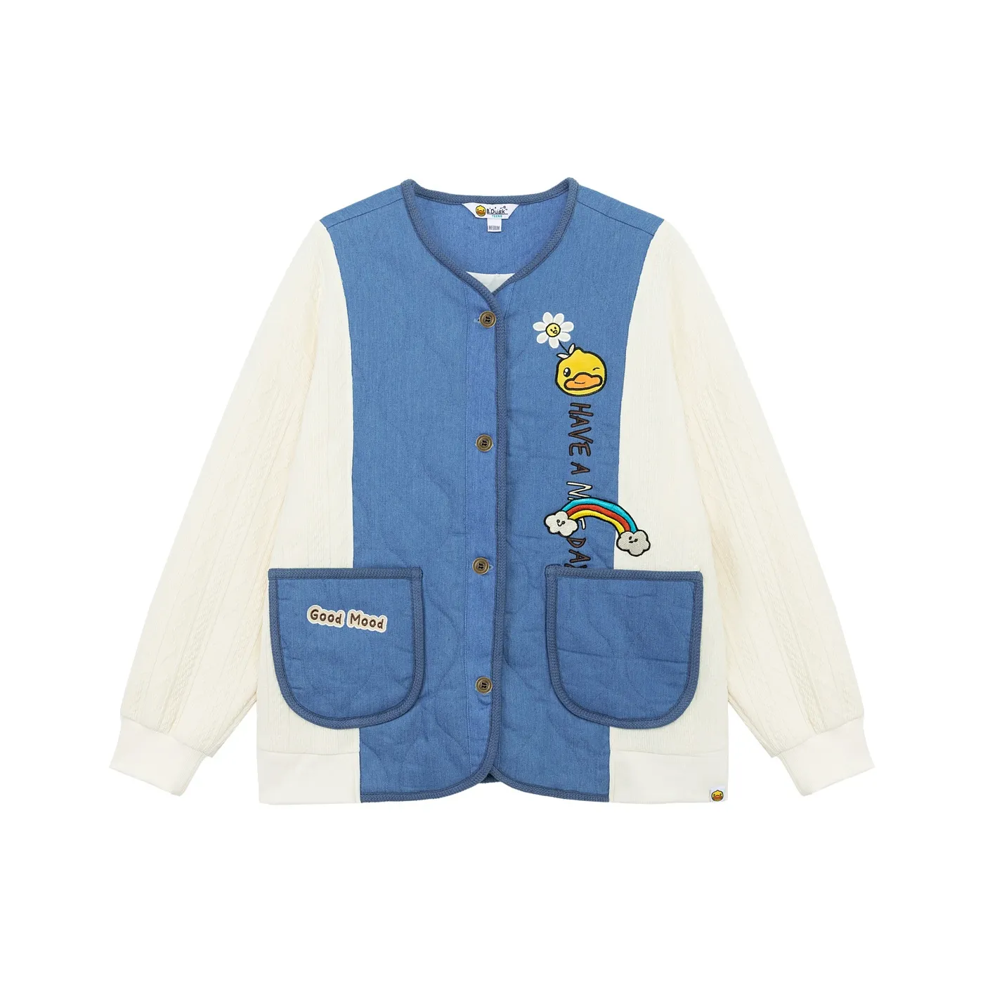 B.Duck Down Jacket Женская Небесно-Синий