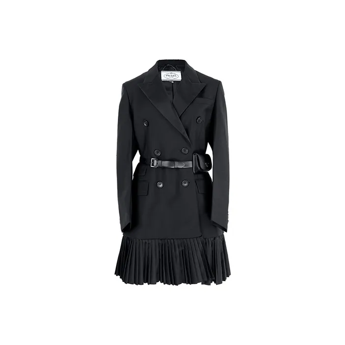 PRADA Long Sleeved Dress Women's Black