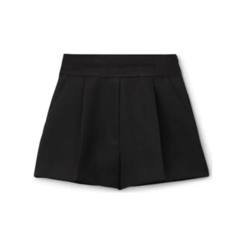 Alexander Wang Pleated Wool Tailored Shorts